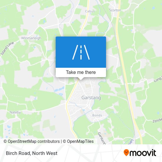 Birch Road map