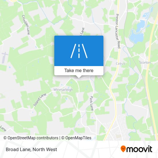 Broad Lane map