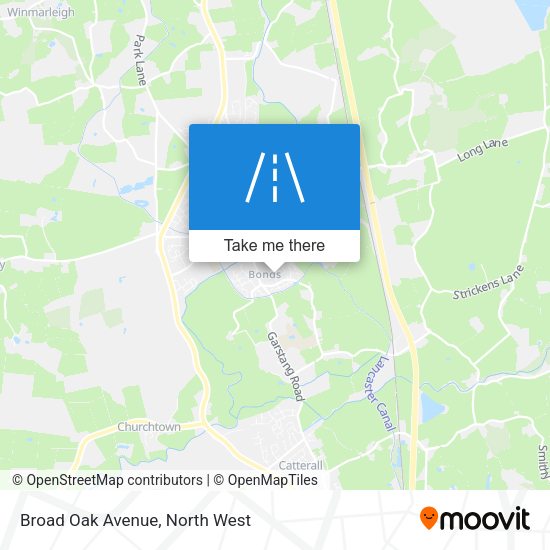 Broad Oak Avenue map