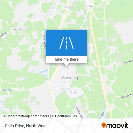 Calla Drive map