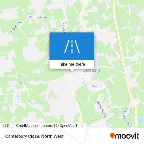Canterbury Close map