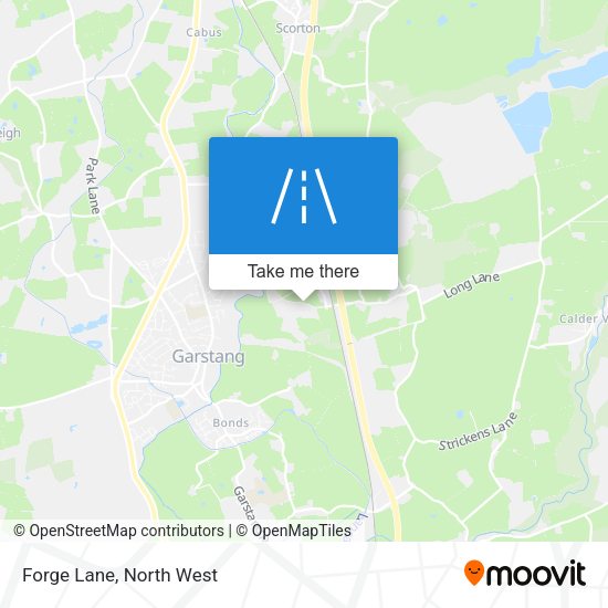 Forge Lane map
