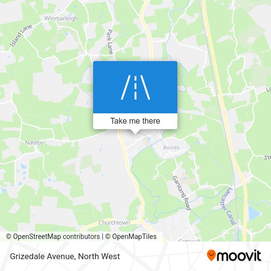 Grizedale Avenue map
