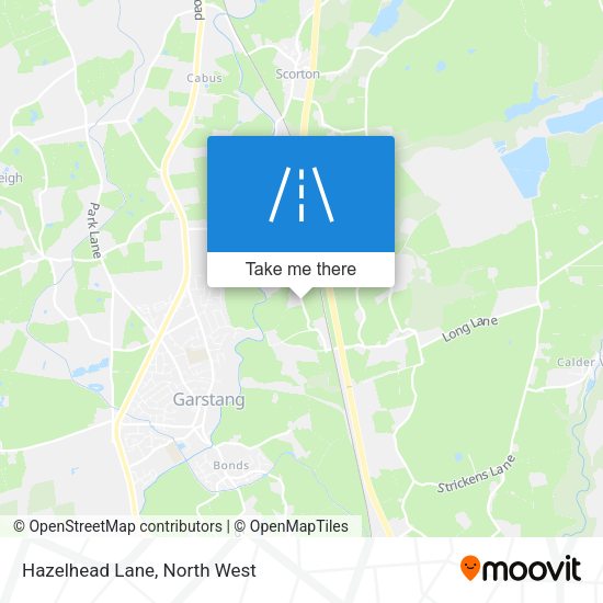 Hazelhead Lane map