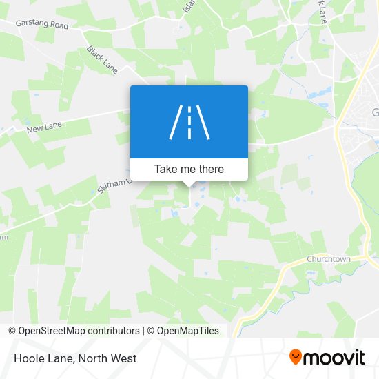 Hoole Lane map