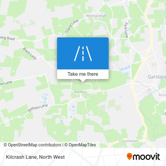 Kilcrash Lane map