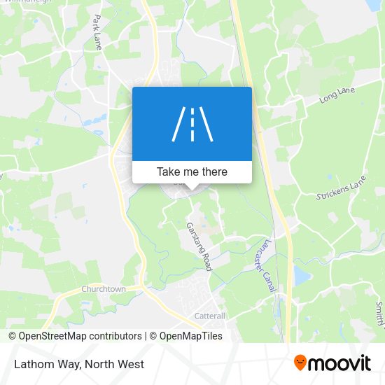 Lathom Way map
