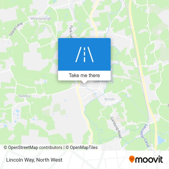 Lincoln Way map