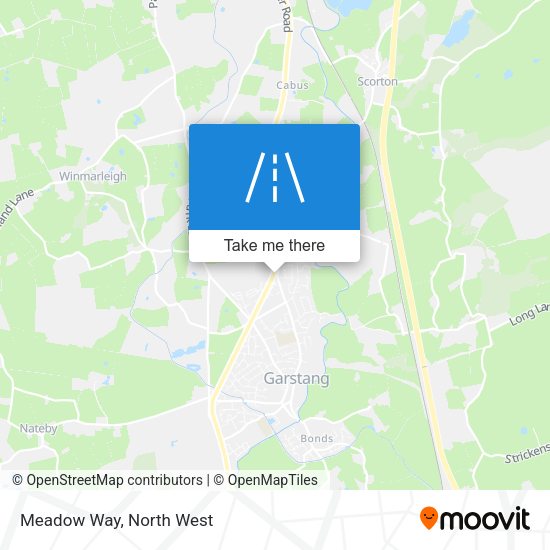 Meadow Way map