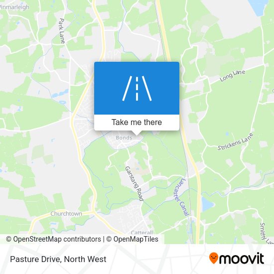 Pasture Drive map
