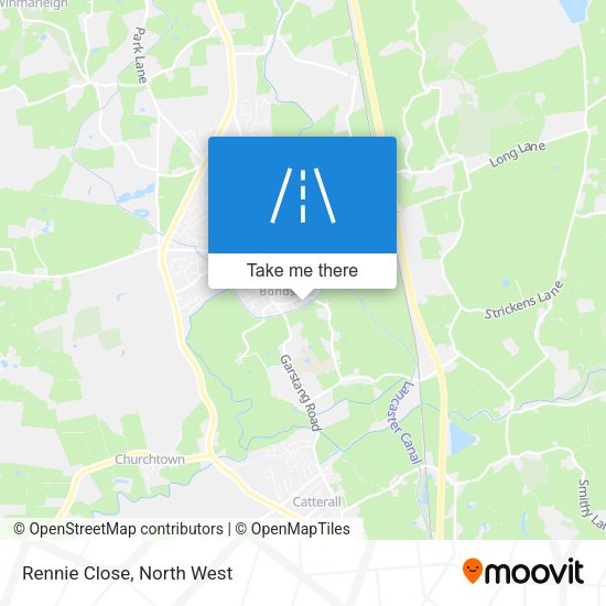 Rennie Close map