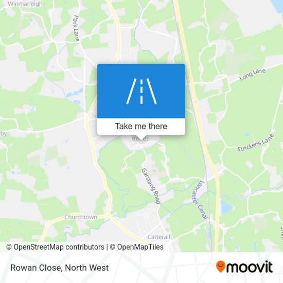 Rowan Close map