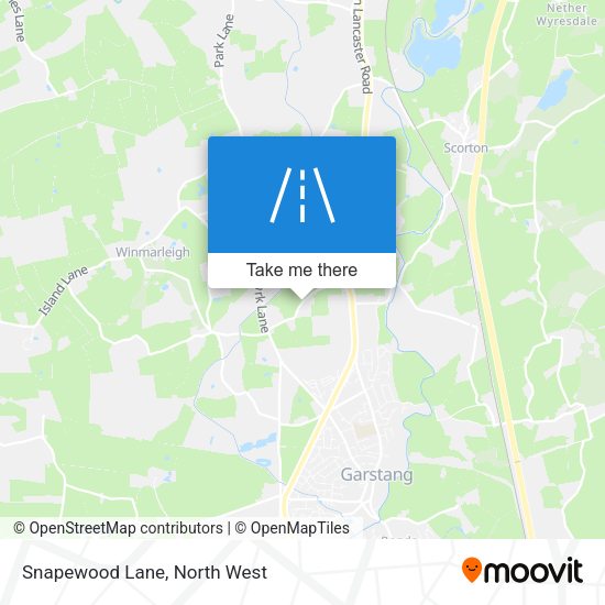 Snapewood Lane map