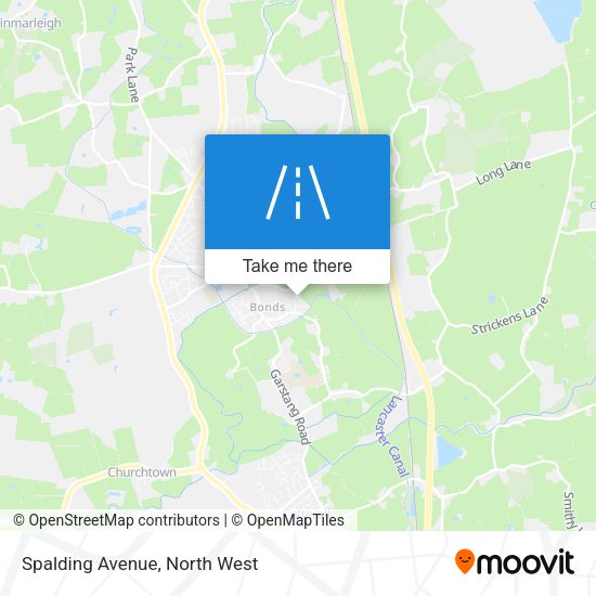 Spalding Avenue map