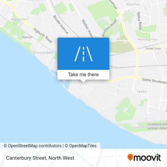 Canterbury Street map