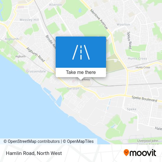 Hamlin Road map