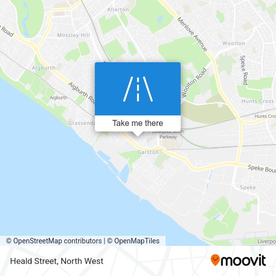 Heald Street map