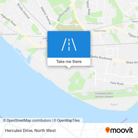 Hercules Drive map