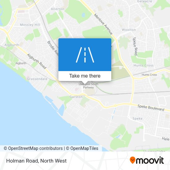 Holman Road map