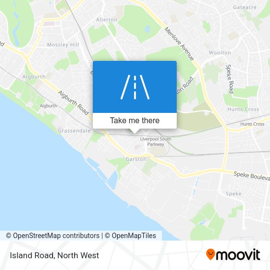 Island Road map