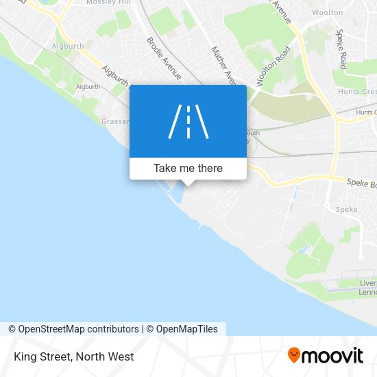 King Street map