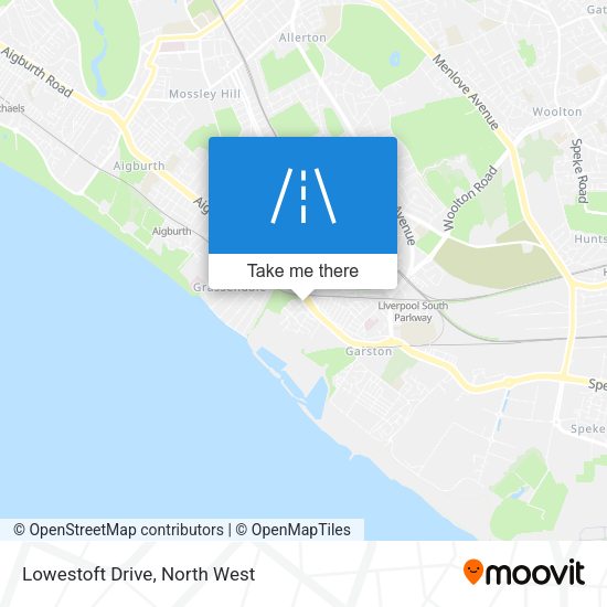 Lowestoft Drive map