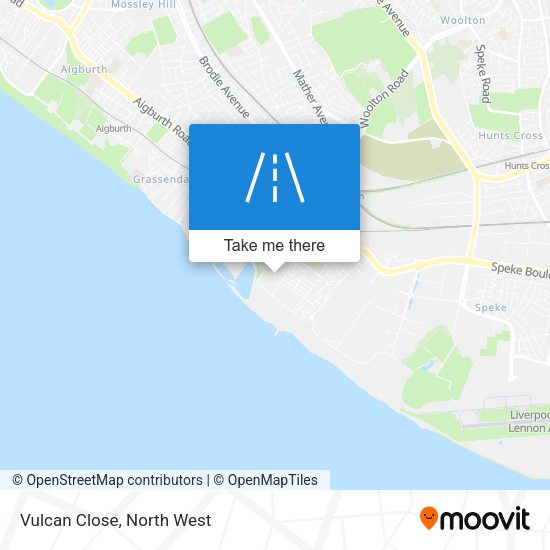 Vulcan Close map