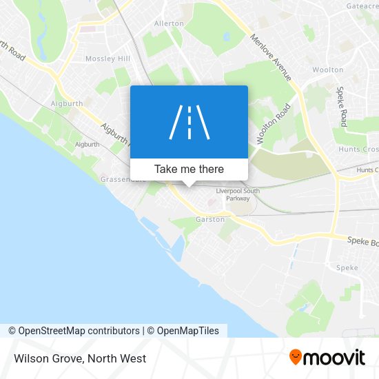 Wilson Grove map