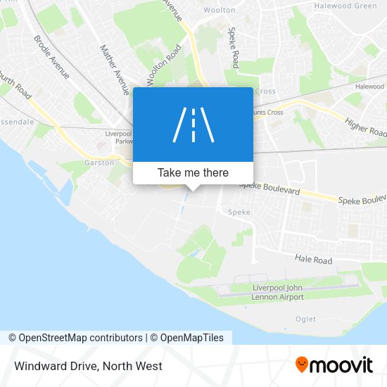 Windward Drive map