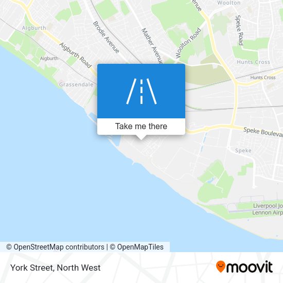 York Street map