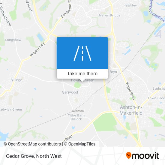 Cedar Grove map