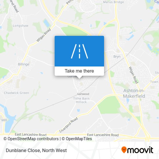 Dunblane Close map