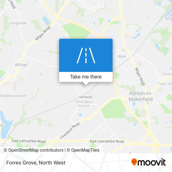 Forres Grove map