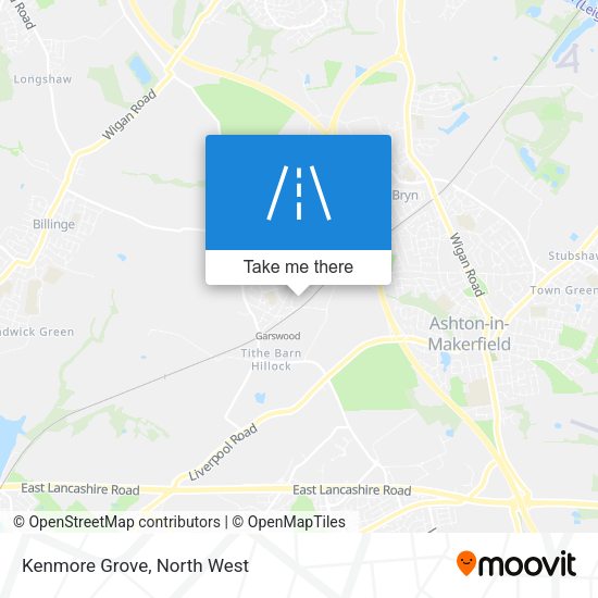 Kenmore Grove map