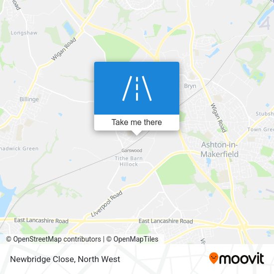 Newbridge Close map