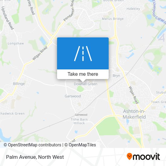 Palm Avenue map