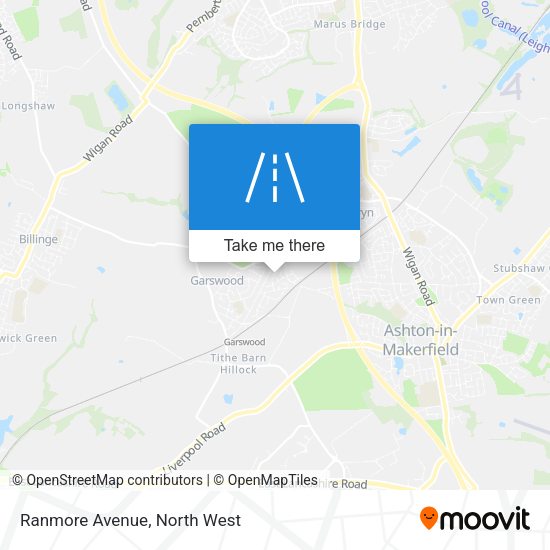 Ranmore Avenue map