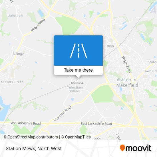 Station Mews map