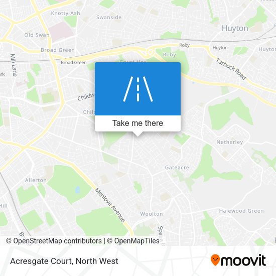 Acresgate Court map