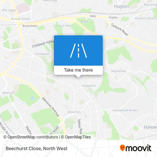 Beechurst Close map