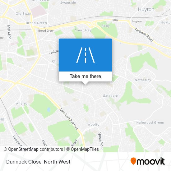 Dunnock Close map