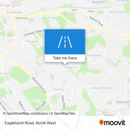Eaglehurst Road map