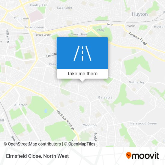 Elmsfield Close map