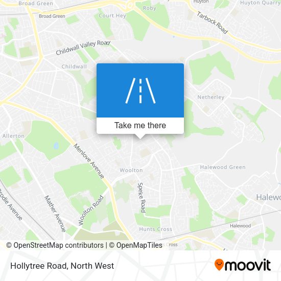 Hollytree Road map