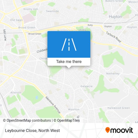 Leybourne Close map
