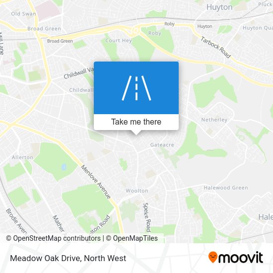 Meadow Oak Drive map