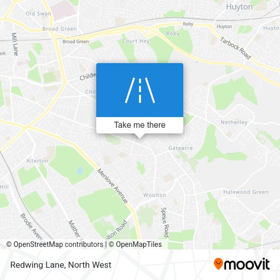 Redwing Lane map
