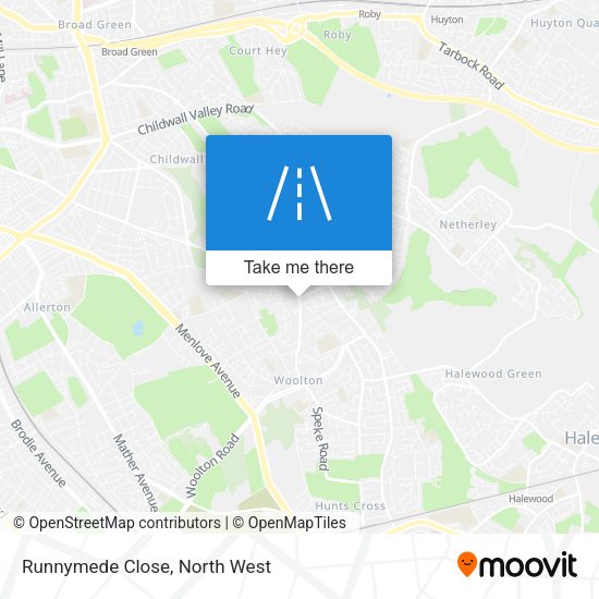 Runnymede Close map