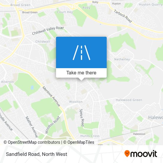 Sandfield Road map