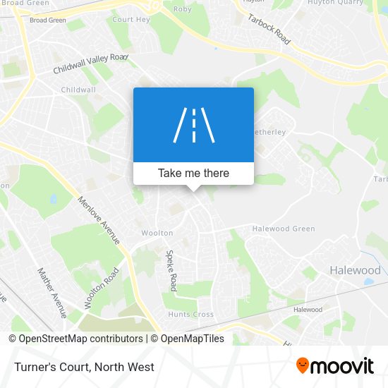 Turner's Court map